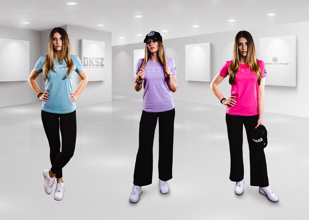 Da-T-Shirt W-1 DKSZ PLA aqua – Bild 2