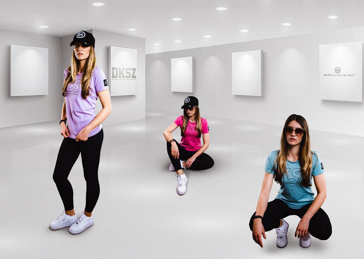 Da-T-Shirt W-1 DSOUT aqua – Bild 2