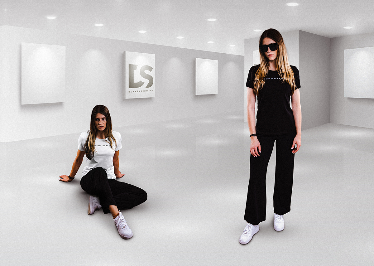 Da-T-Shirt W-1 LOGO black – Bild 2