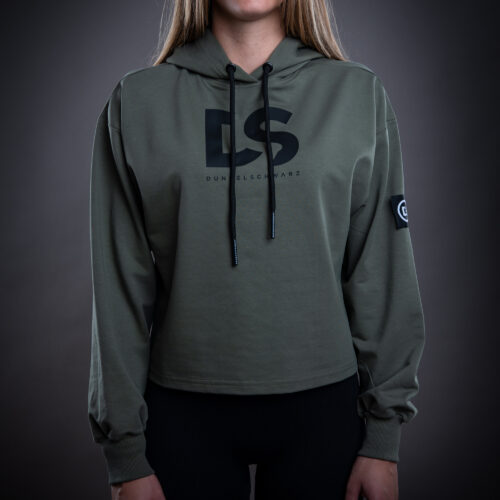 Da-Hoodie oversize W-3 DSFULL PLA oliv