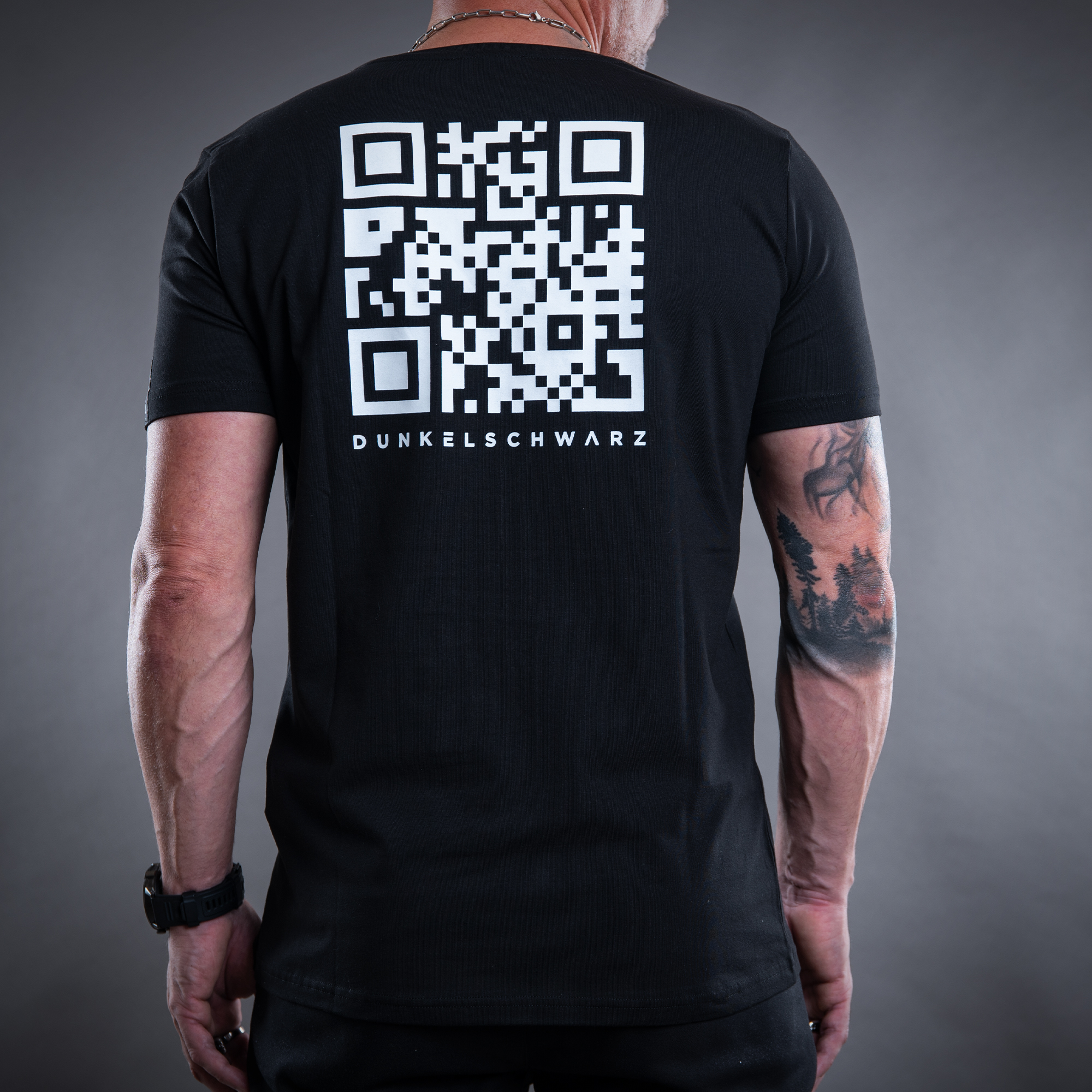 T-Shirt DS-1 QRBIG black/White