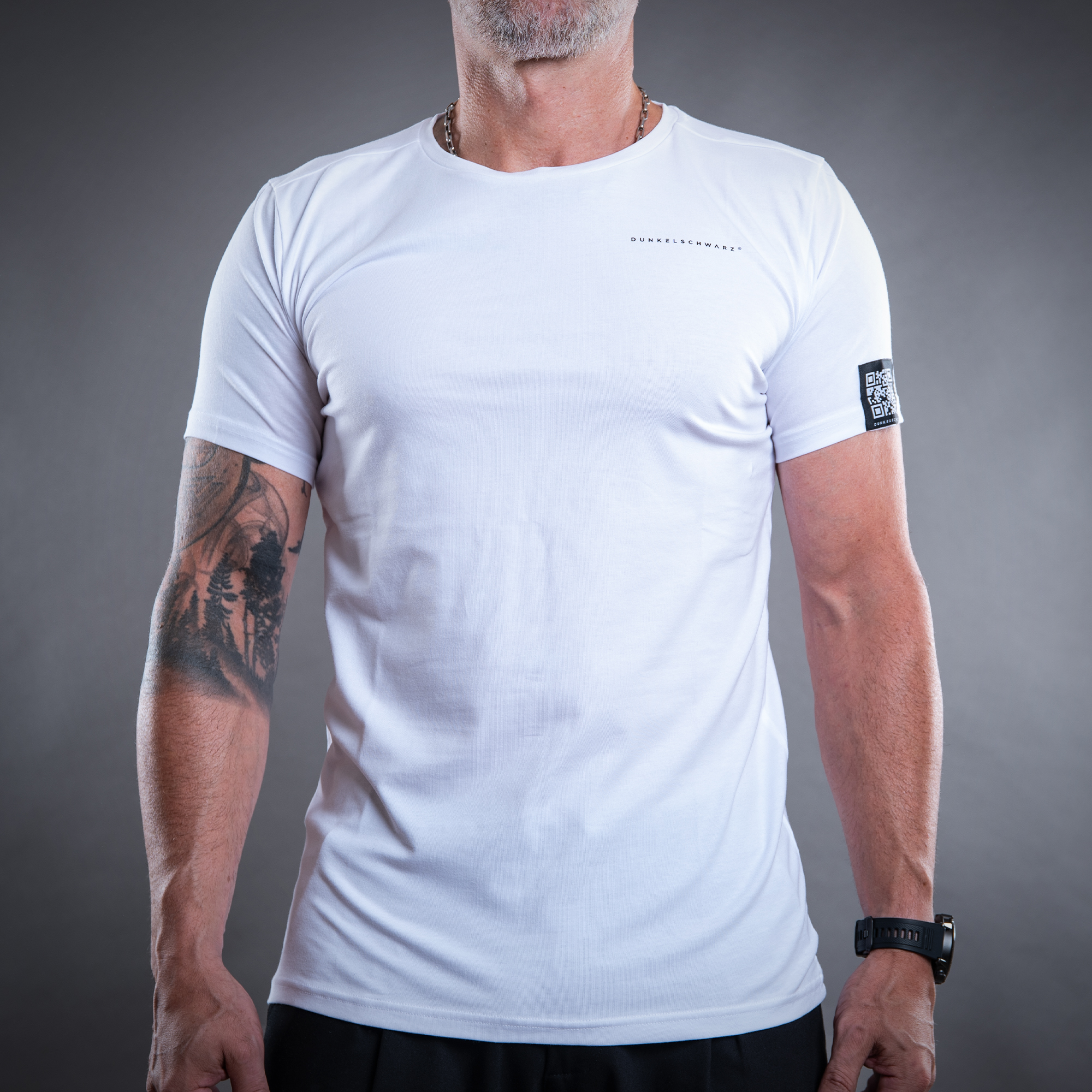 T-Shirt DS-1 QRBIG white – Bild 2