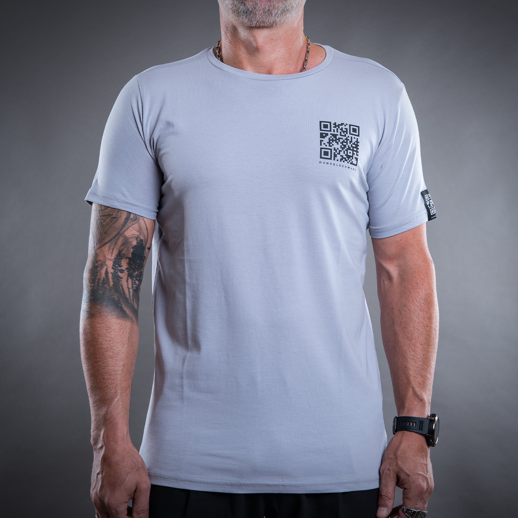 T-Shirt DS-1 QRMINI silver