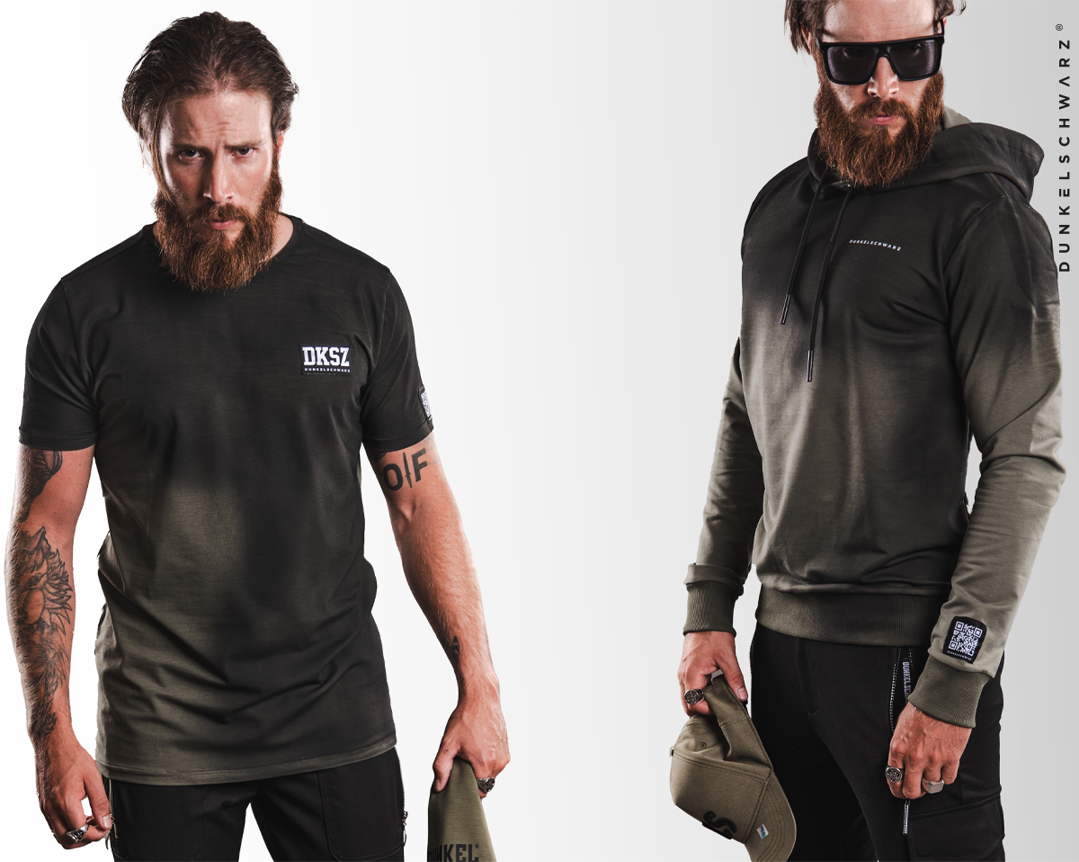 T-Shirt DS-1 SPRAY oliv – Bild 2