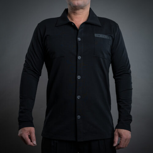 Overshirt-Knopf DS-612 black