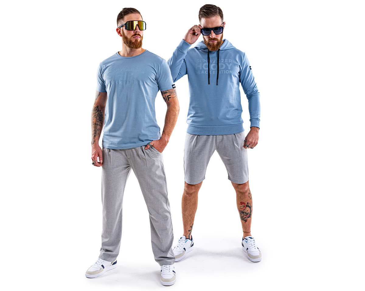 SHORTS 222 lightgrey/mel. – Bild 2